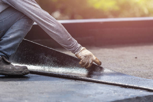 Professional Exterior Waterproofing technician working in Catonsville, MD